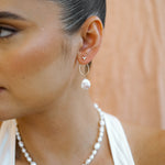 Emerson Pearl Ear Jacket Drops - Wander + Lust Jewelry