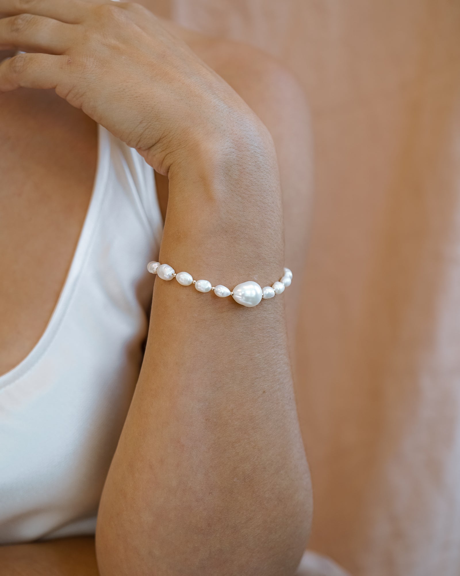 Emerson Pearl Beaded Bracelet - Wander + Lust Jewelry