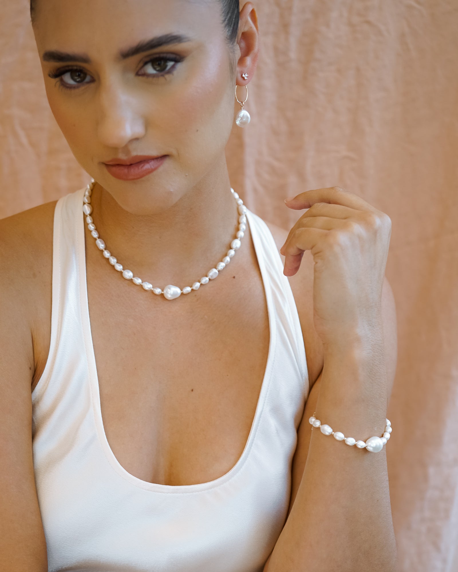 Emerson Pearl Choker - Wander + Lust Jewelry
