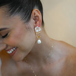 Bloom Pearl Drop Earrings - Wander + Lust Jewelry