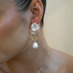 Bloom Pearl Drop Earrings - Wander + Lust Jewelry
