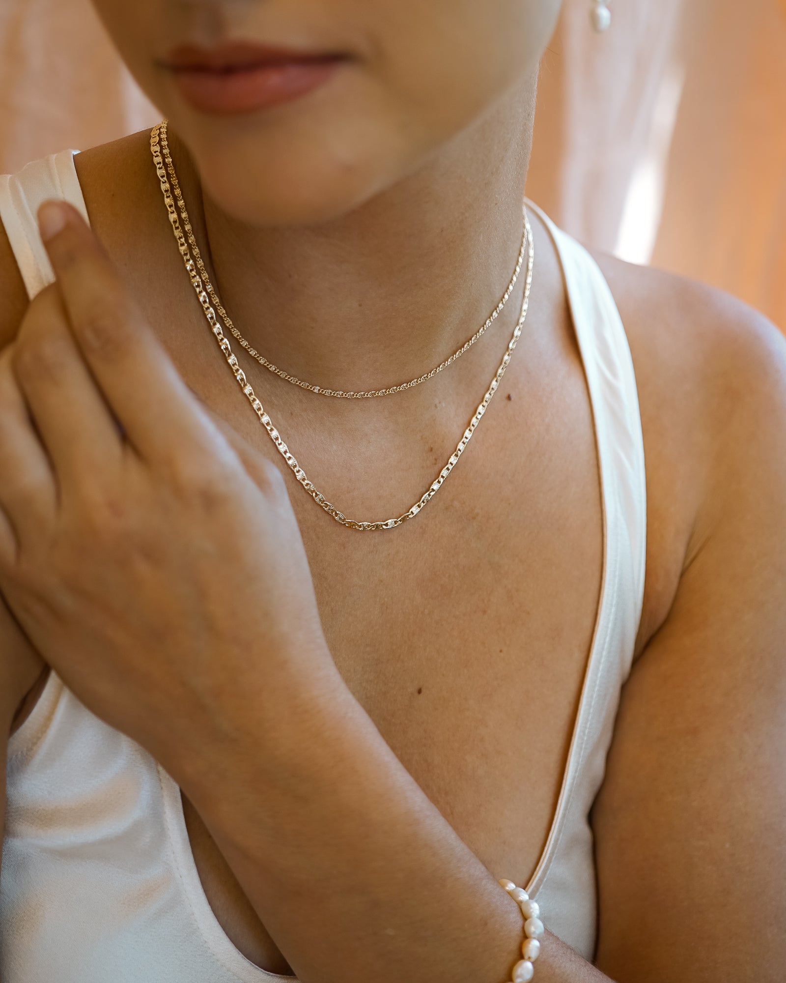 Ariana Gold Layered Necklace - Wander + Lust Jewelry