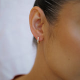 Rae Geometric Huggies - Wander + Lust Jewelry