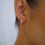 Rae Geometric Huggies - Wander + Lust Jewelry