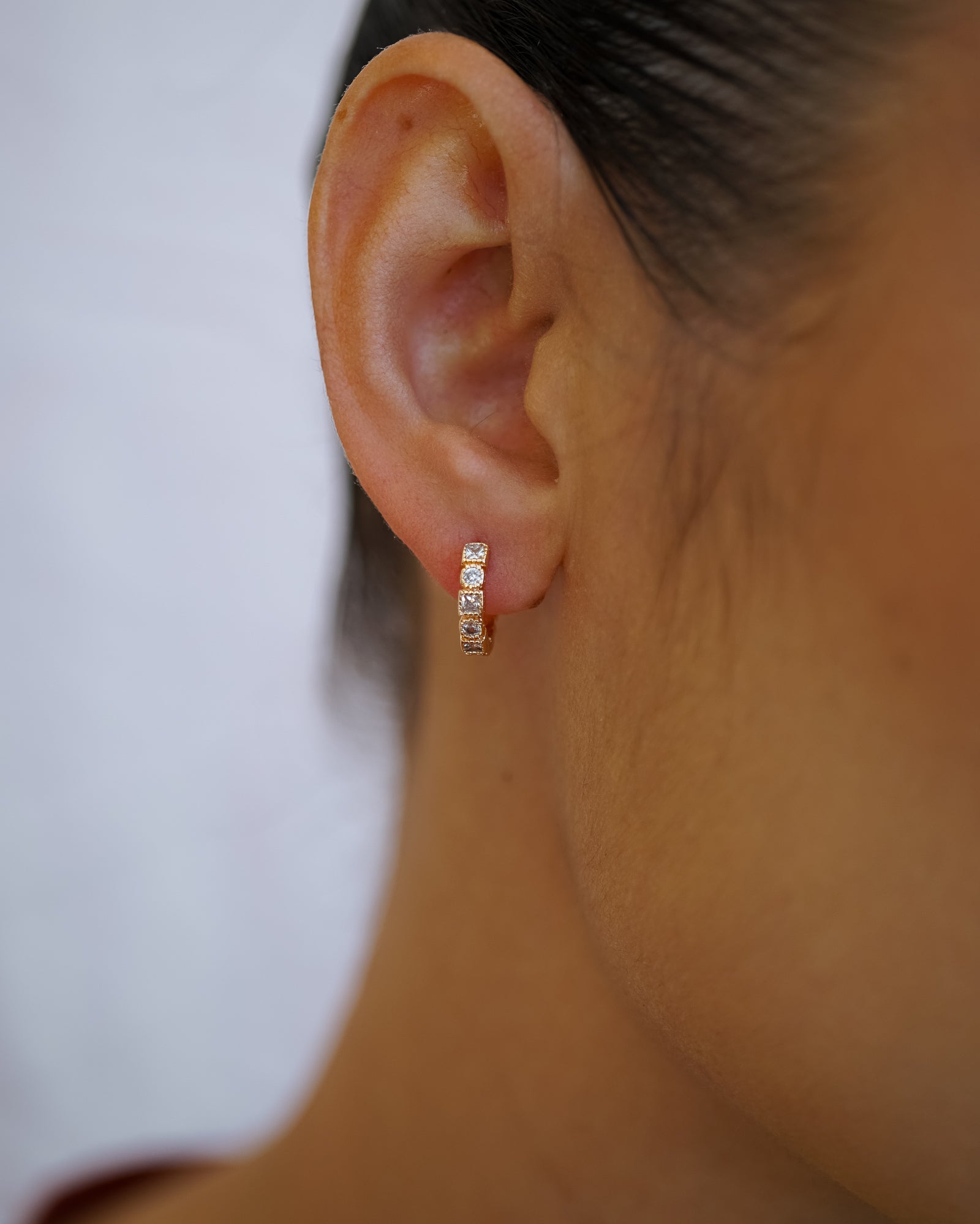 Rae Geometric Huggies - Wander + Lust Jewelry
