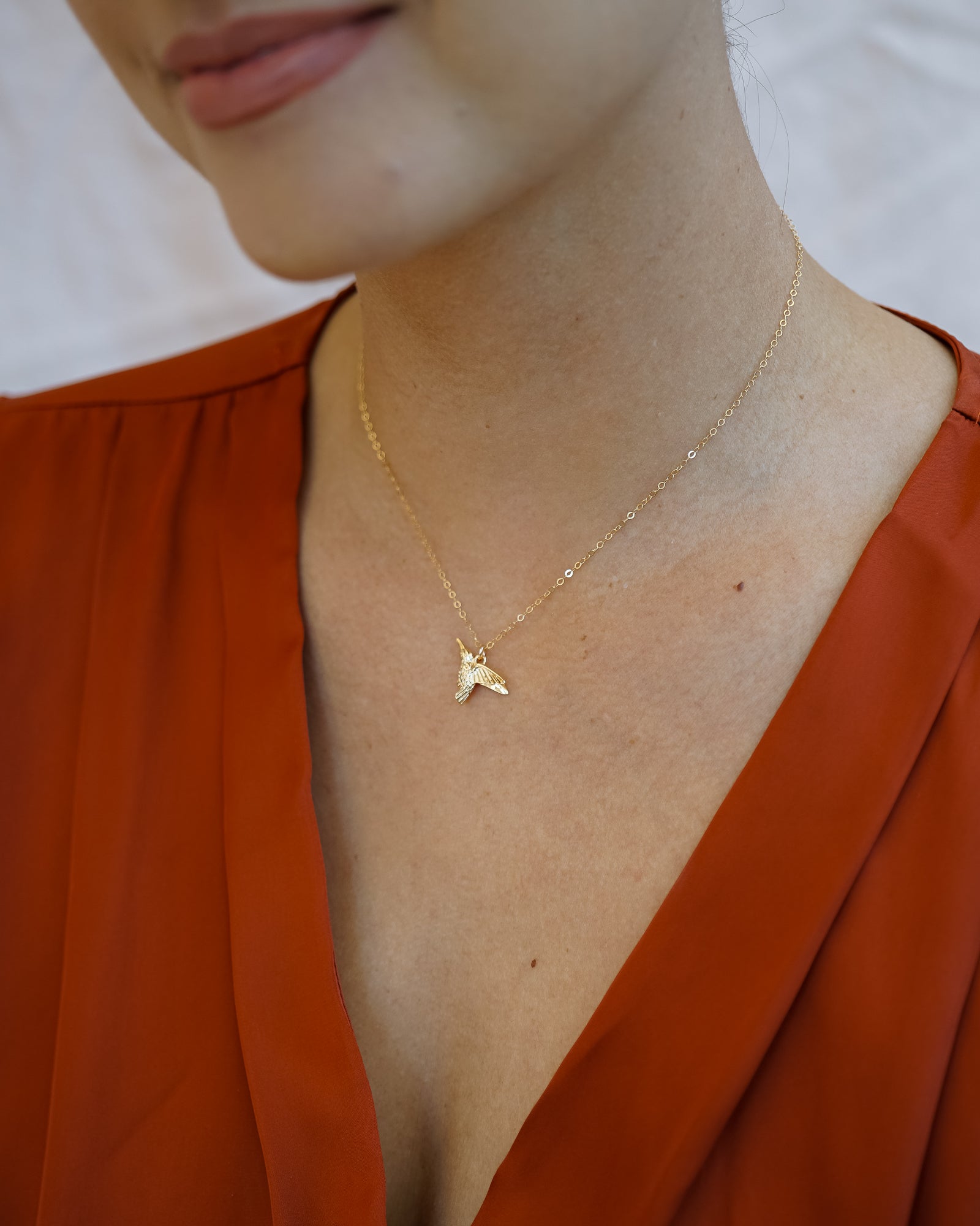 Hummingbird Luck Necklace - Wander + Lust Jewelry
