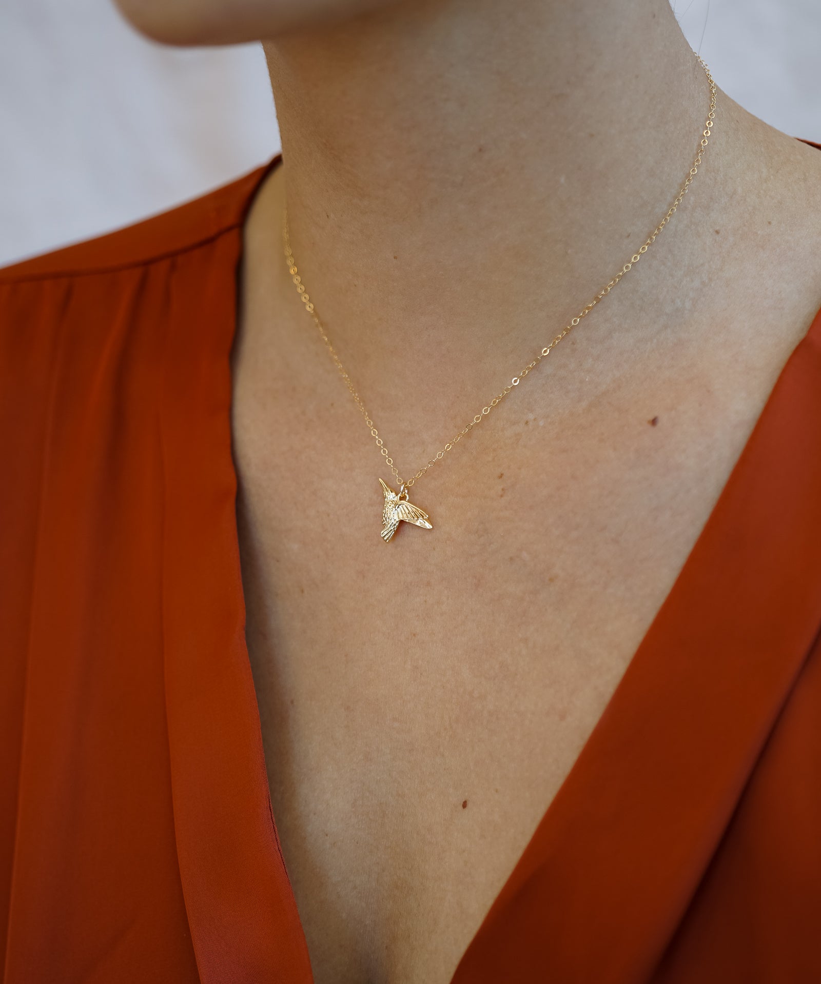 Hummingbird Luck Necklace - Wander + Lust Jewelry