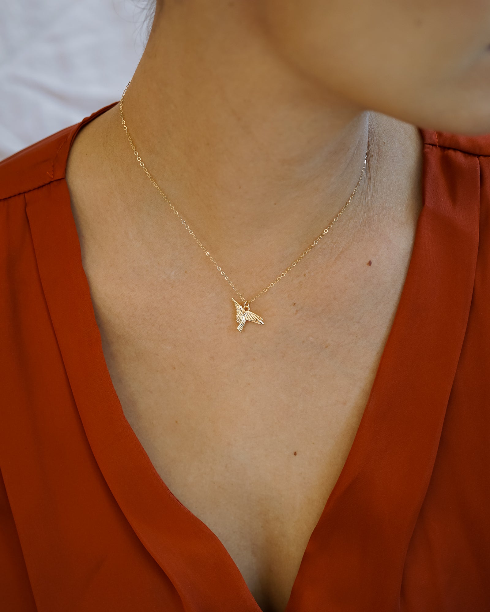Hummingbird Luck Necklace - Wander + Lust Jewelry