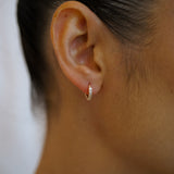Ava Tiny Hoops - Wander + Lust Jewelry