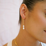 Phoebe Pearl Threaders - Wander + Lust Jewelry