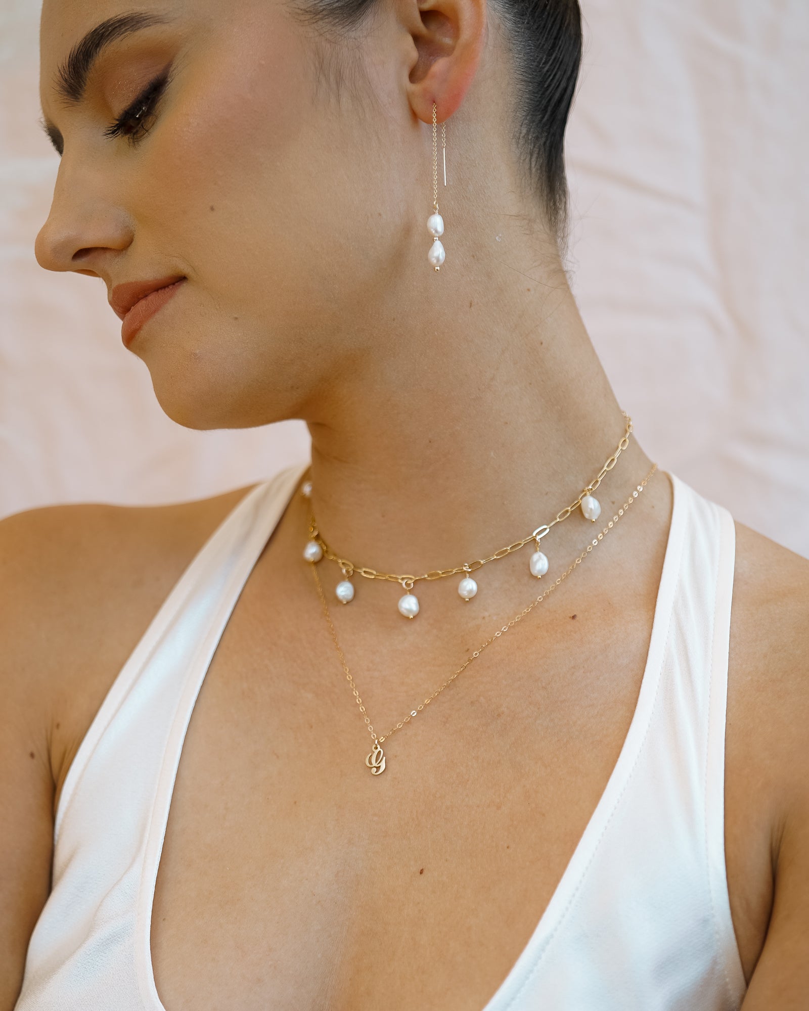 Phoebe Pearl Threaders - Wander + Lust Jewelry