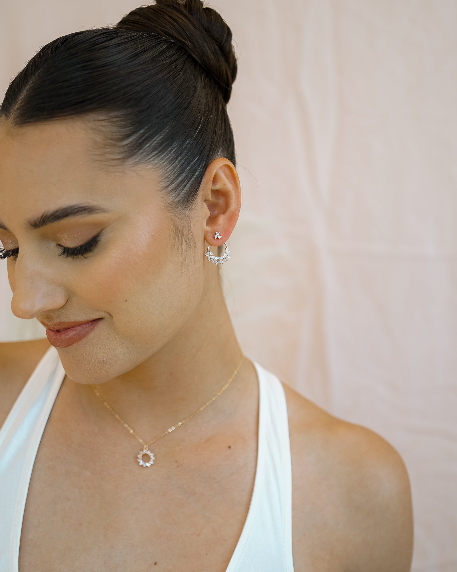 Adeline Wreath Ear Jackets - Wander + Lust Jewelry