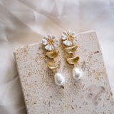 Bloom Pearl Drop Earrings - Wander + Lust Jewelry