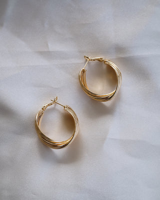 Donna Twisted Hoops