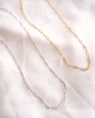 Avery Paperclip Chain Necklace