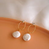 Emerson Pearl Ear Jacket Drops - Wander + Lust Jewelry