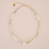 Solene Beaded Turquoise Necklace