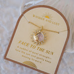 Face to the Sun Pendant Necklace - Wander + Lust Jewelry