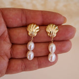 Shelly Pearl Drop Earrings - Wander + Lust Jewelry