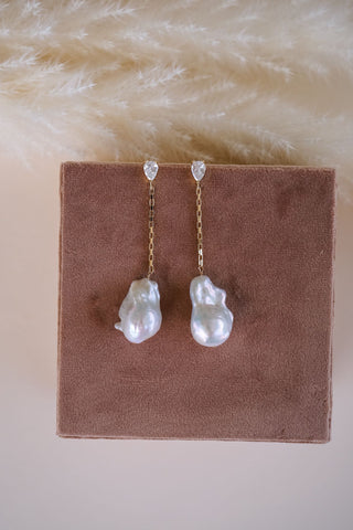 Calissa Baroque Pearl Earrings
