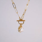 Capri Pearl Toggle Necklace - Wander + Lust Jewelry