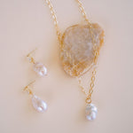 Elowen Baroque Pearl Drop Earrings - Wander + Lust Jewelry
