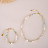 Solene Beaded Turquoise Bracelet - Wander + Lust Jewelry