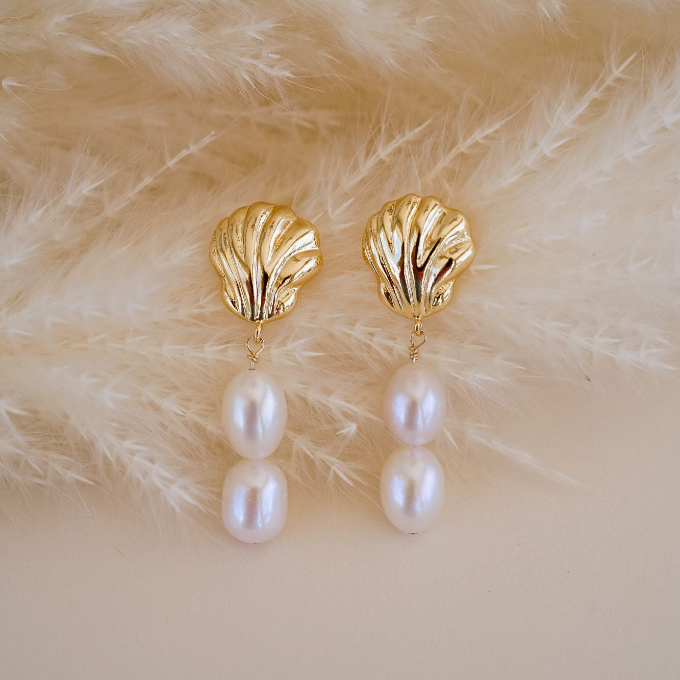 Shelly Pearl Drop Earrings - Wander + Lust Jewelry