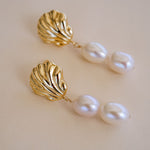 Shelly Pearl Drop Earrings - Wander + Lust Jewelry