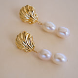 Shelly Pearl Drop Earrings - Wander + Lust Jewelry