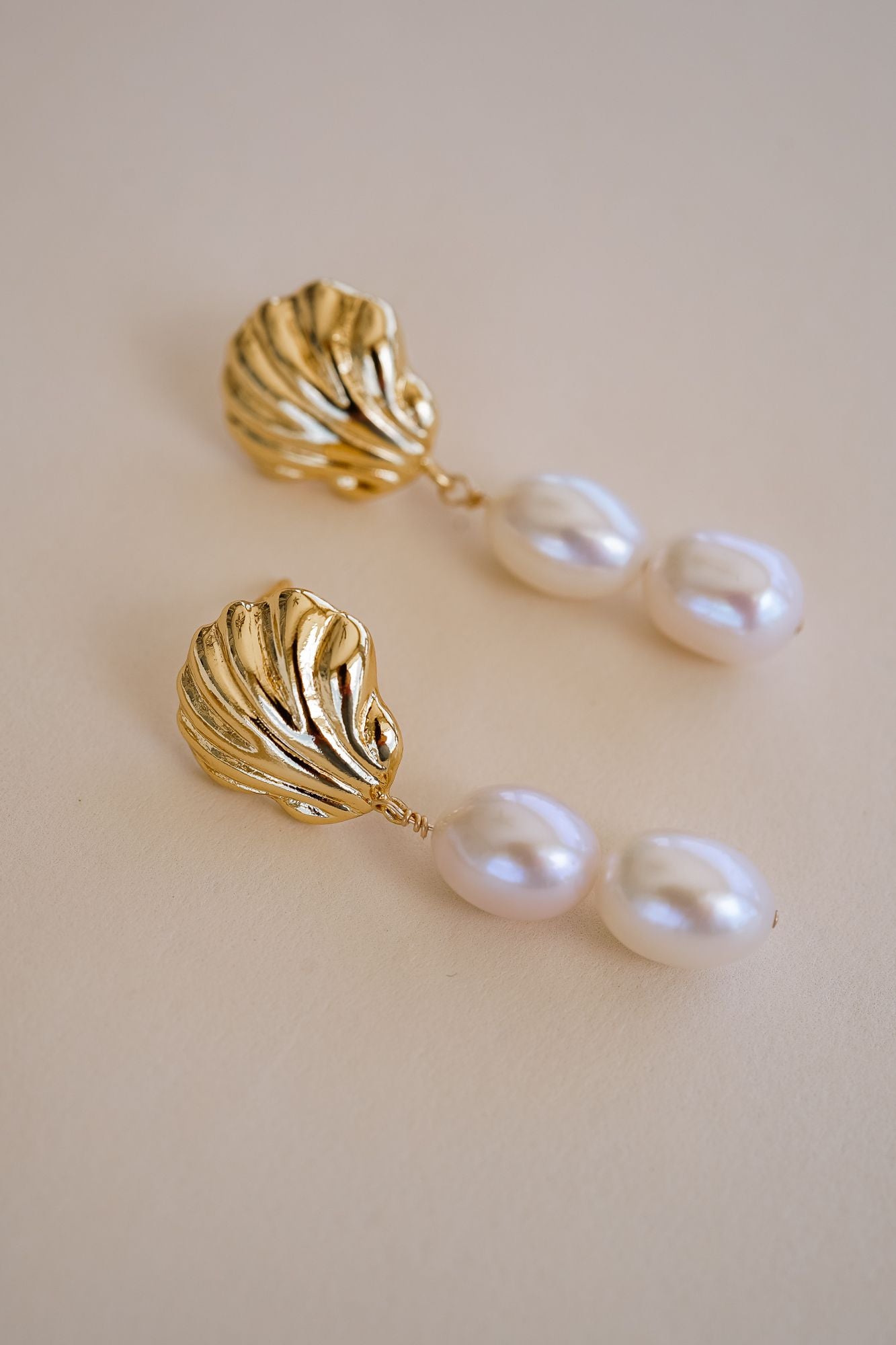Shelly Pearl Drop Earrings - Wander + Lust Jewelry