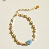Ever After Blue Pearl Bracelet - Wander + Lust Jewelry