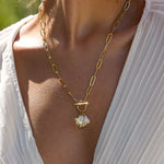 Capri Pearl Toggle Necklace - Wander + Lust Jewelry