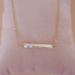 Vivienne Stick Pearl Necklace - Wander + Lust Jewelry