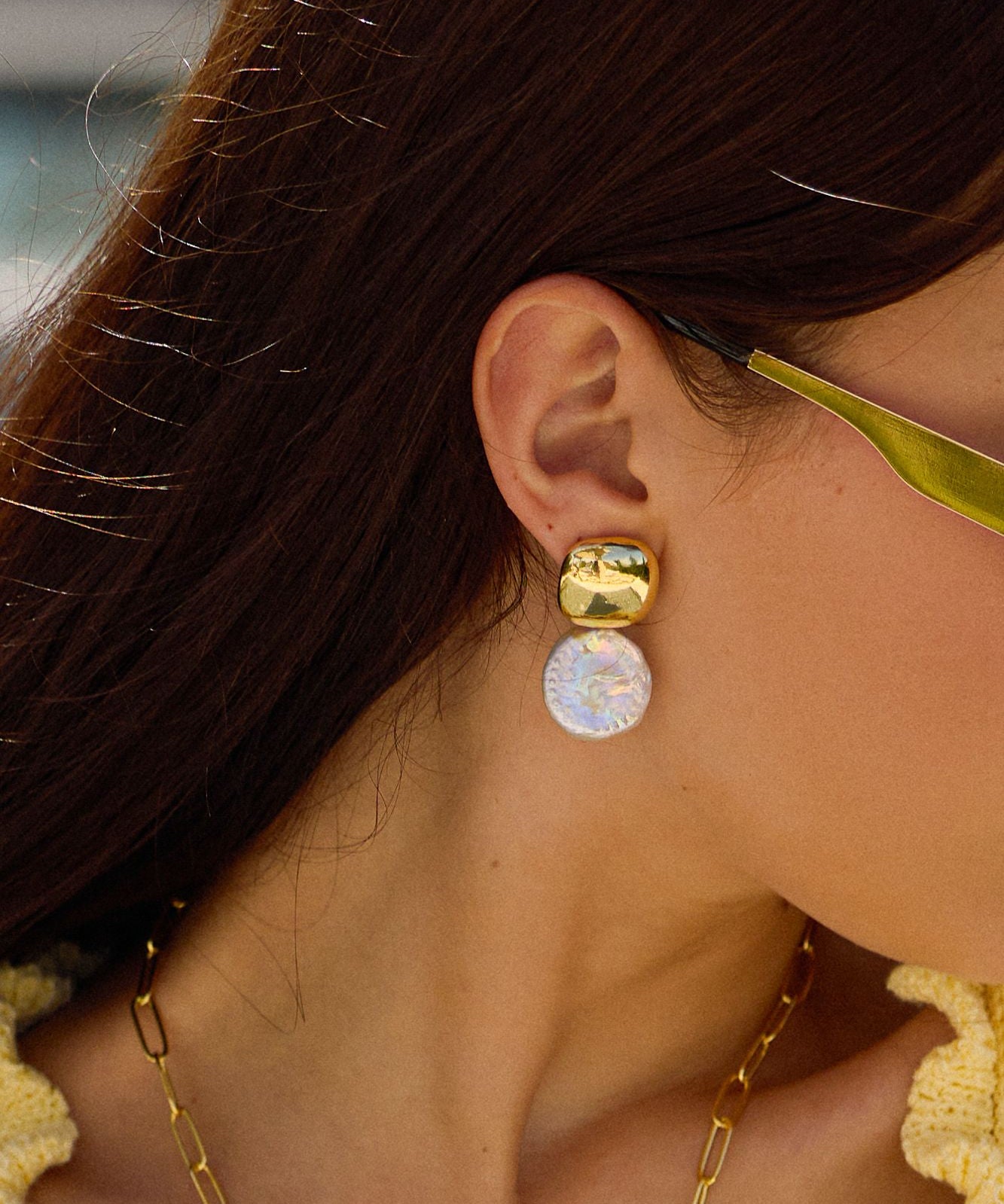 Leila Pearl Earrings