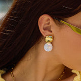 Leila Pearl Earrings