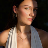 Coco Rose Quartz & Pearl Necklace - Wander + Lust Jewelry