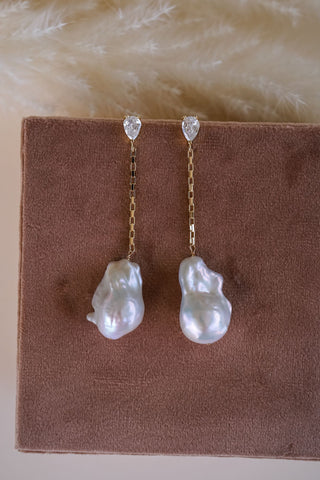 Calissa Baroque Pearl Earrings