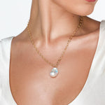 Elowen Pearl Pendant Necklace - Wander + Lust Jewelry