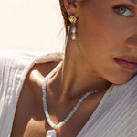 Shelly Pearl Drop Earrings - Wander + Lust Jewelry