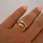 Sol Sculptural Twist Ring - Wander + Lust Jewelry