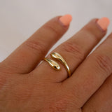 Sol Sculptural Twist Ring - Wander + Lust Jewelry