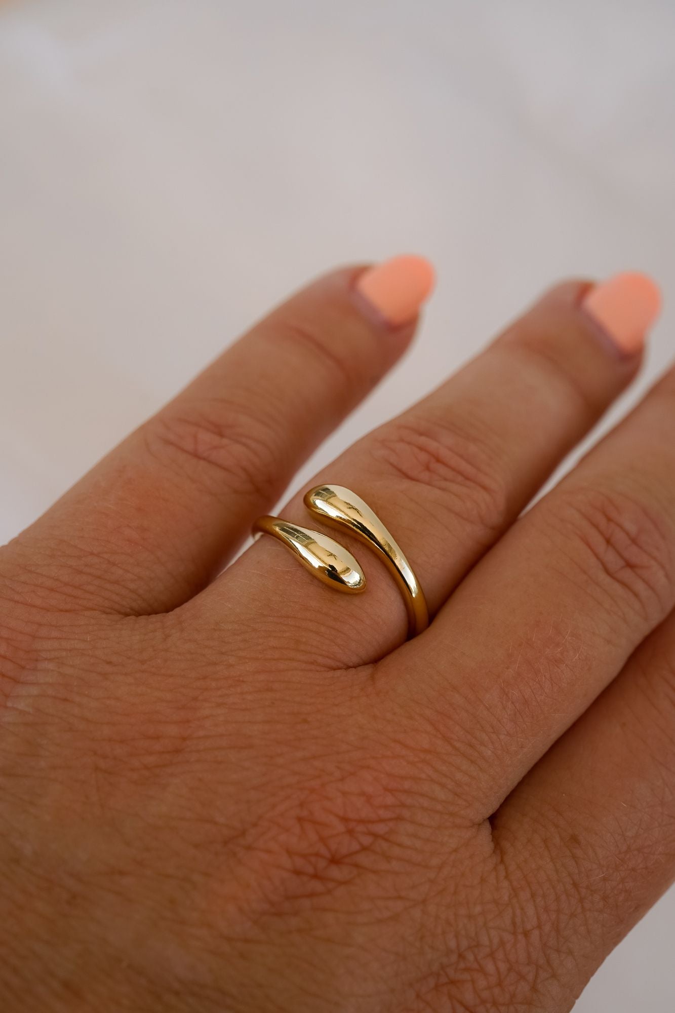 Sol Sculptural Twist Ring - Wander + Lust Jewelry