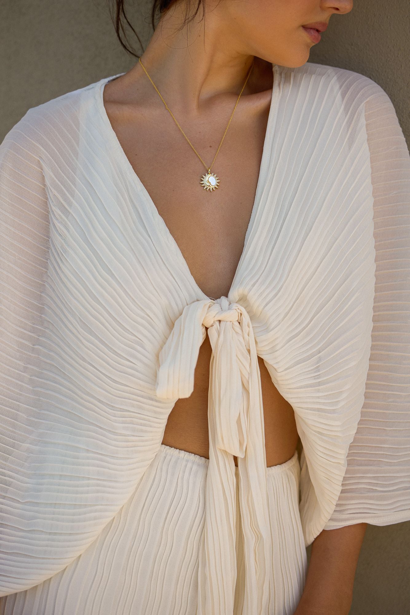 Face to the Sun Pendant Necklace - Wander + Lust Jewelry