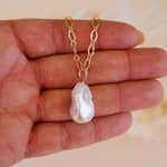 Elowen Pearl Pendant Necklace - Wander + Lust Jewelry