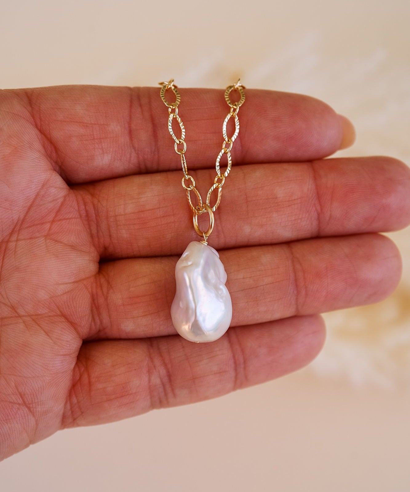 Elowen Pearl Pendant Necklace - Wander + Lust Jewelry