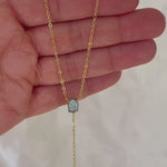 Something Blue Lariat Necklace — product video