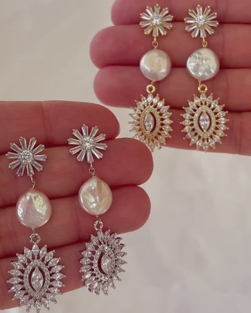 Greta Pearl Earrings — product video