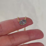 Something Blue Pearl Necklace — product video