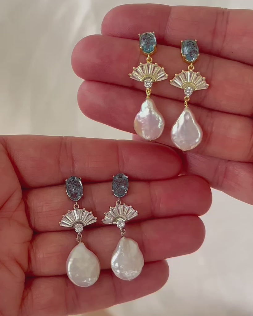 Something Blue Earrings — product video